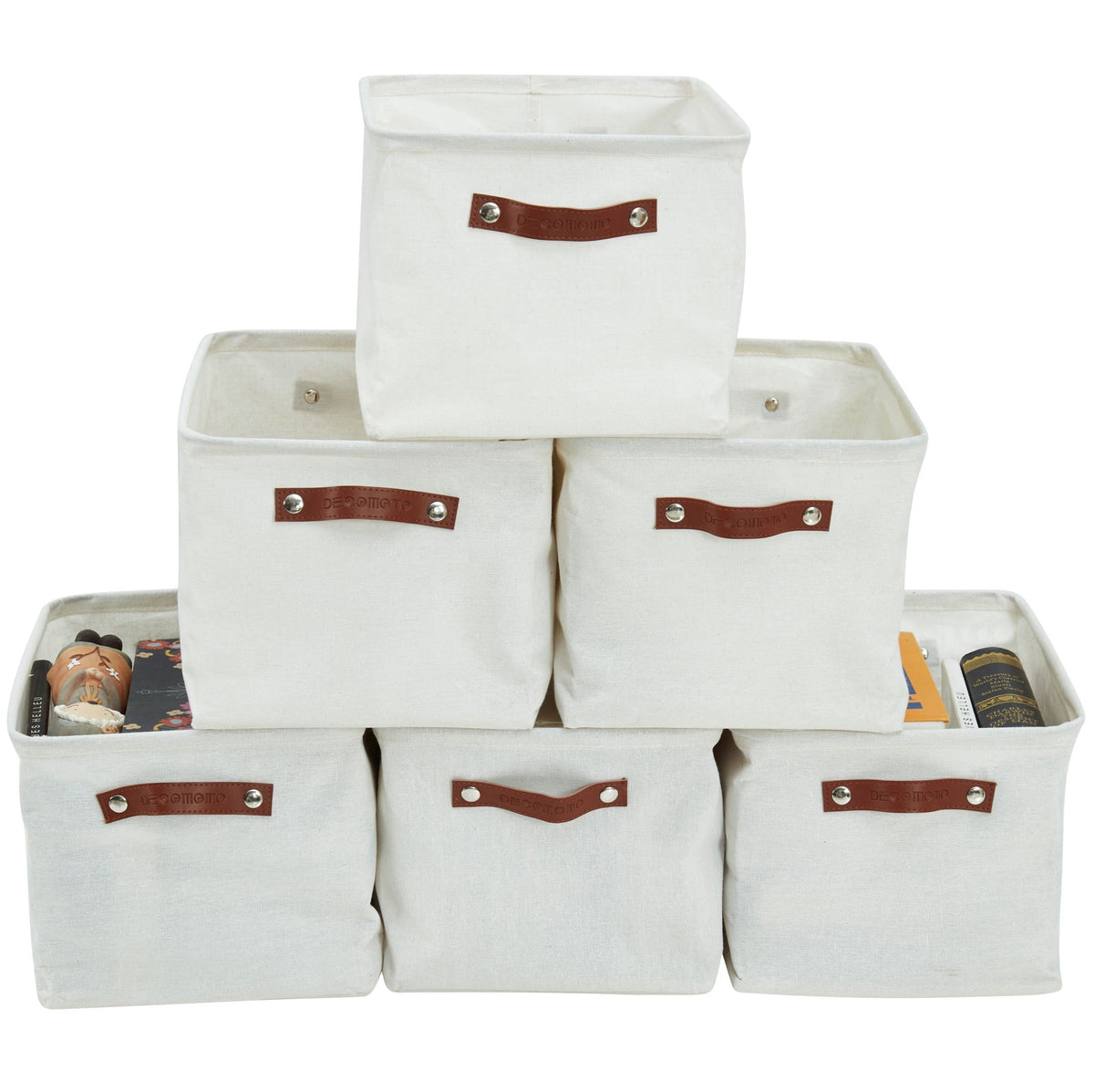 Storepavo Large Water-Resistant Collapsible Storage Bins, Set of Six - image 18