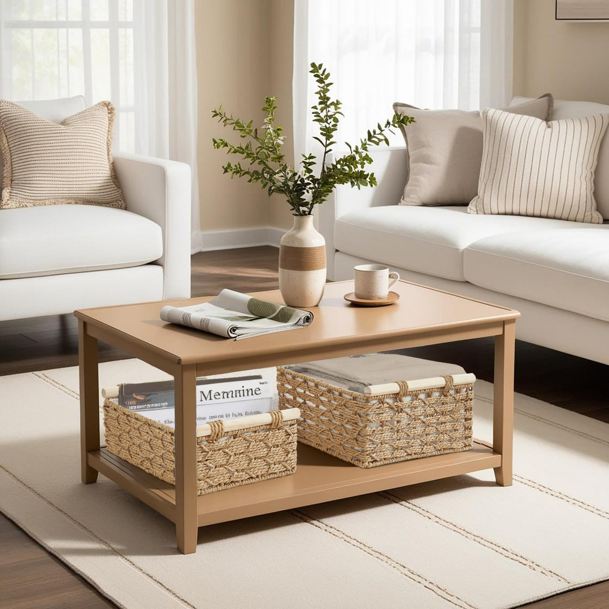 Storepavo Boho Paper-Rope Storage Baskets - image 13