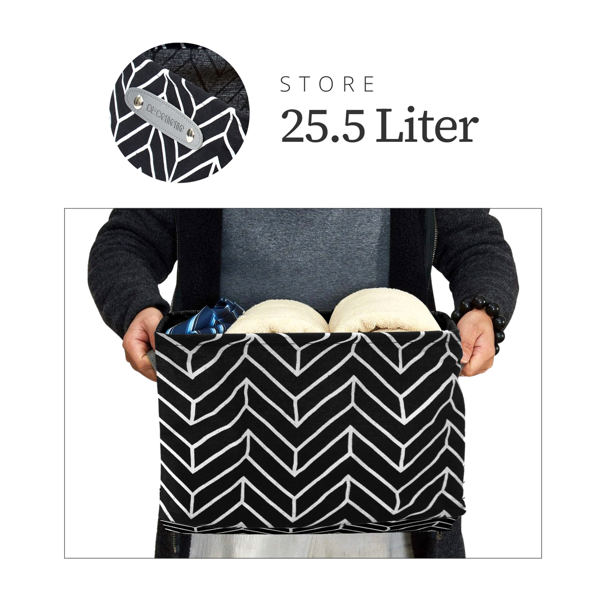 Storepavo Large Water-Resistant Collapsible Storage Bins, Set of Six - image 10
