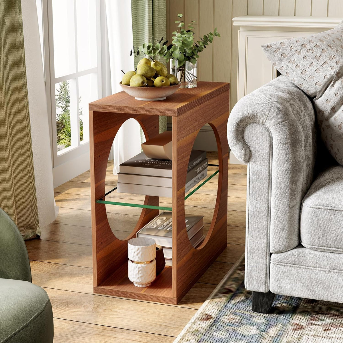Storepavo 23.6-Inch 3-Tier End Tables, Set of Two - image 4