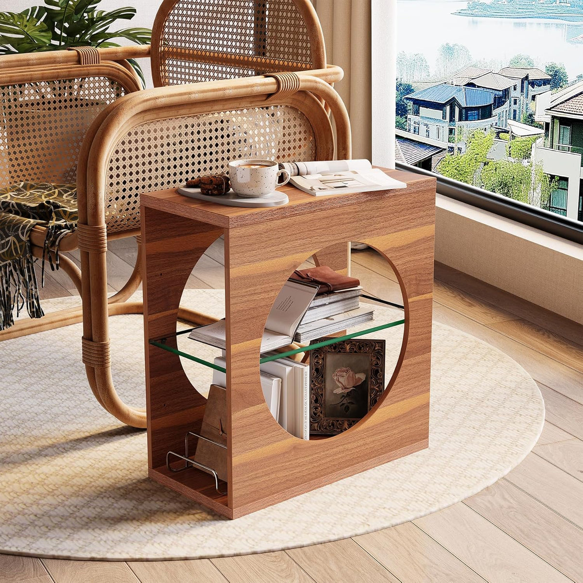 Storepavo 23.6-Inch 3-Tier End Tables, Set of Two - image 1