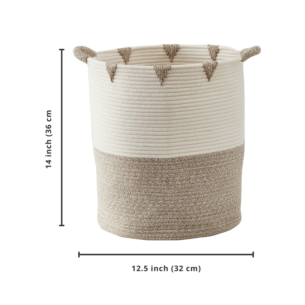 Storepavo Cotton Rope Woven Storage Basket - image 10