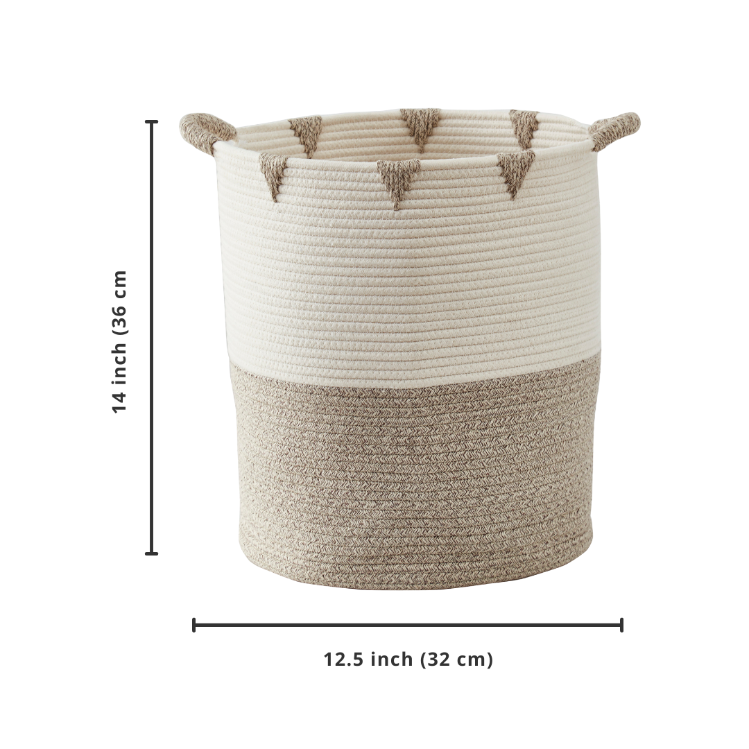 Storepavo Cotton Rope Woven Storage Basket - image 10