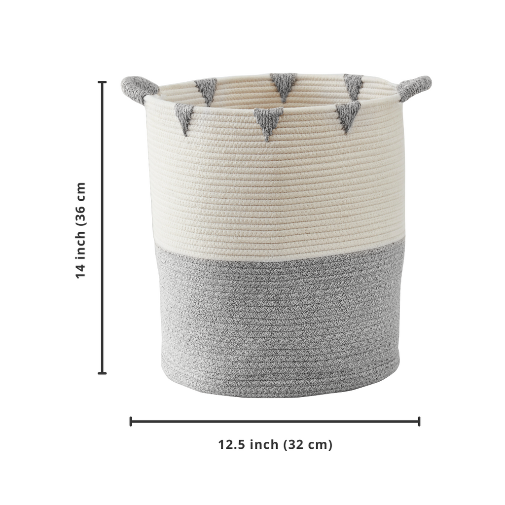 Storepavo Cotton Rope Woven Storage Basket - image 12