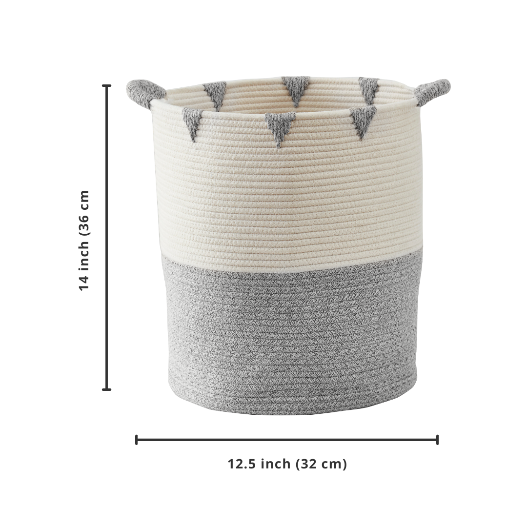 Storepavo Cotton Rope Woven Storage Basket - image 12