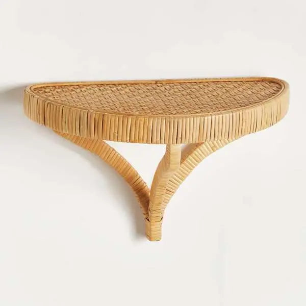 Storepavo Cambria Woven Wall Bracket – Rattan-Wrapped Shelf - image 7