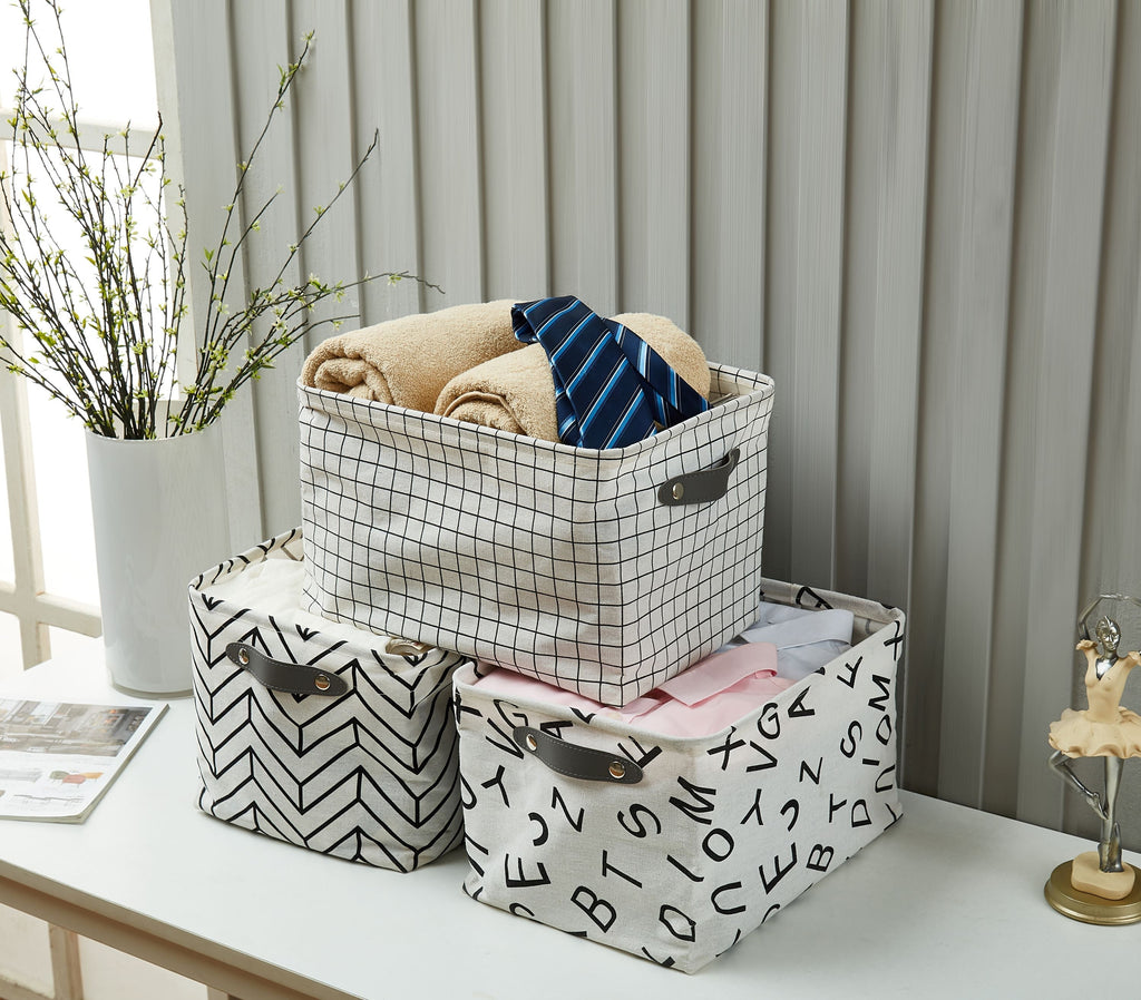 Storepavo Large Water-Resistant Collapsible Storage Bins, Set of Six - image 1