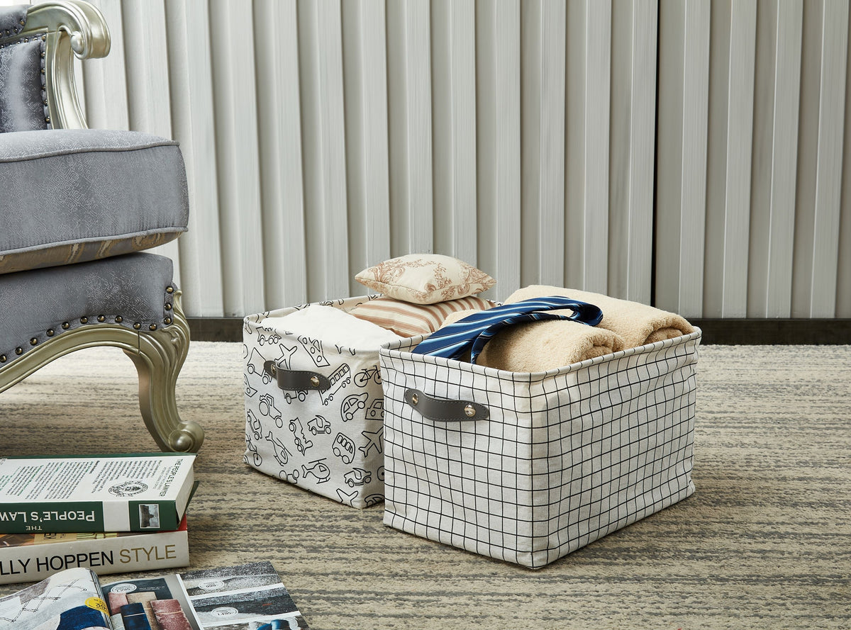 Storepavo Large Water-Resistant Collapsible Storage Bins, Set of Six - image 4