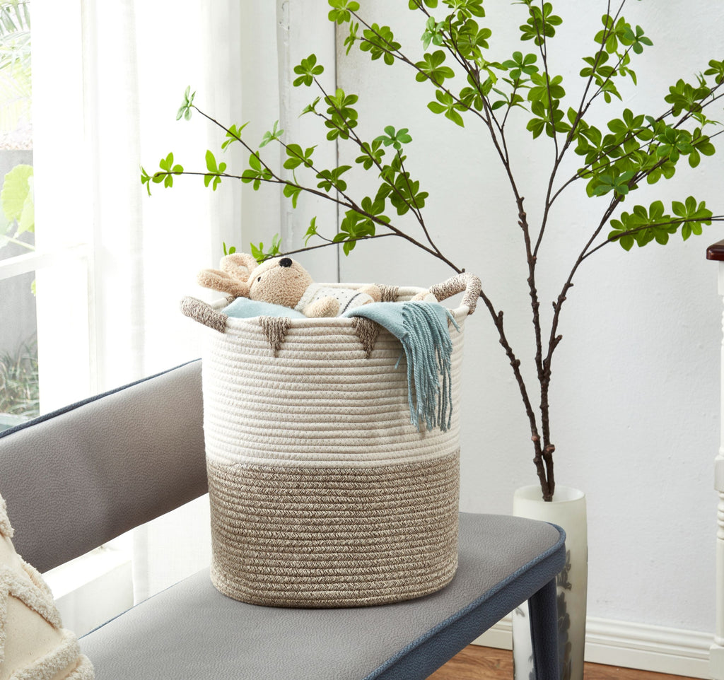Storepavo Cotton Rope Woven Storage Basket - image 4