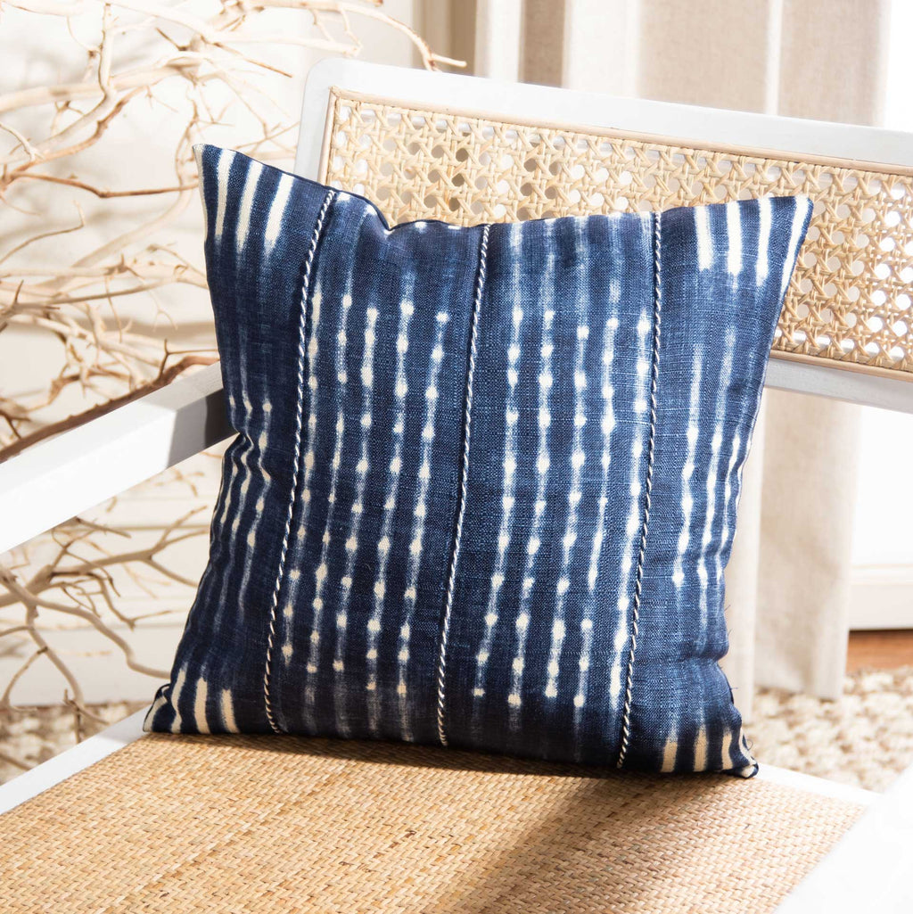 Storepavo Laurena Blue & Cream Pillow - image 3