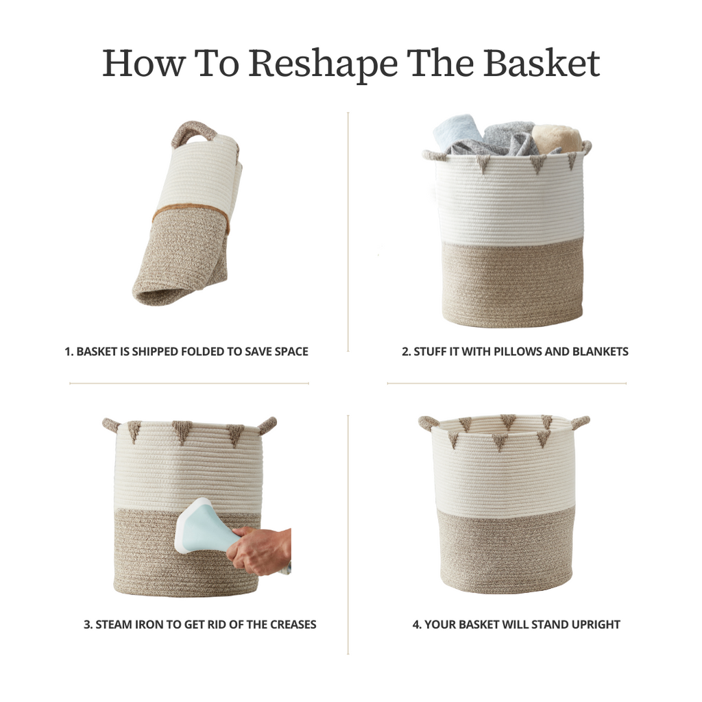 Storepavo Cotton Rope Woven Storage Basket - image 7