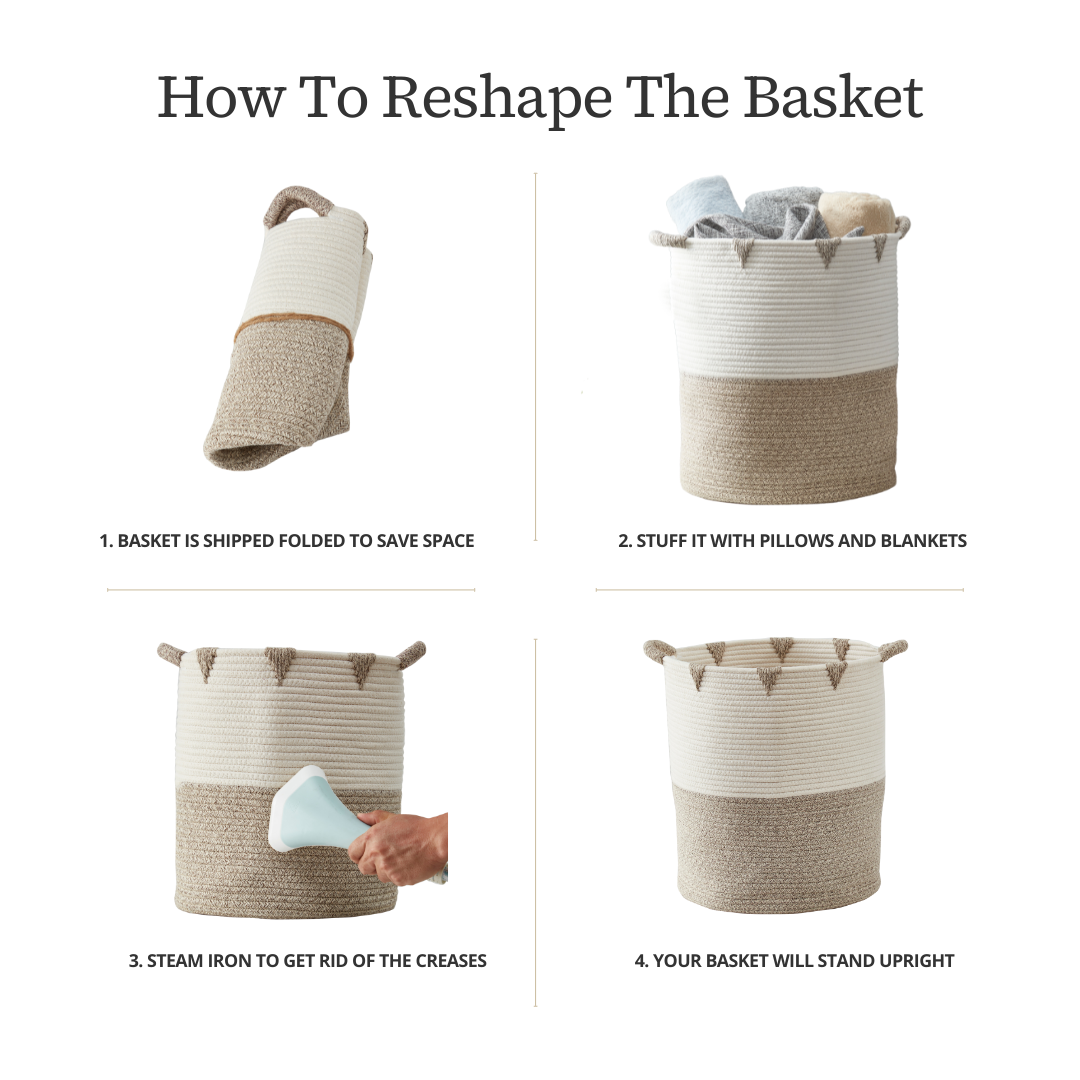 Storepavo Cotton Rope Woven Storage Basket - image 7