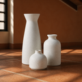 Three-Piece Speckled Ceramic Bottle Vase Set - image 8