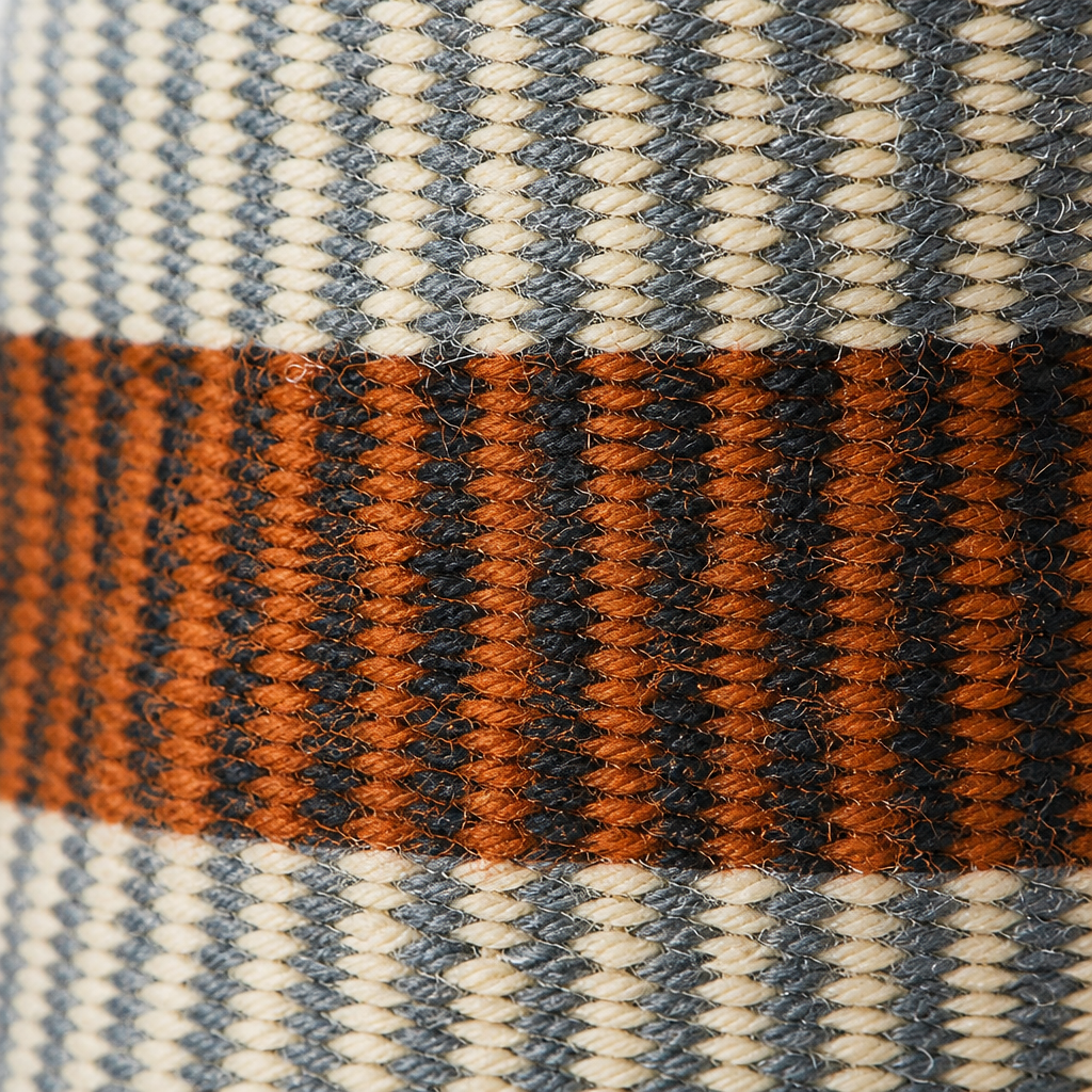 Rust-Stripe Jute Storage Baskets, Set of Two - image 12