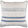 Storepavo Lola Cream, Navy & Pale Blue Pillow - image 1