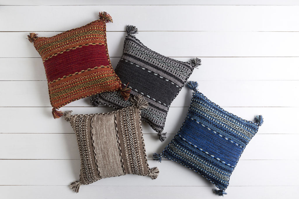 Storepavo Trenza Dark Blue Pillow - image 4