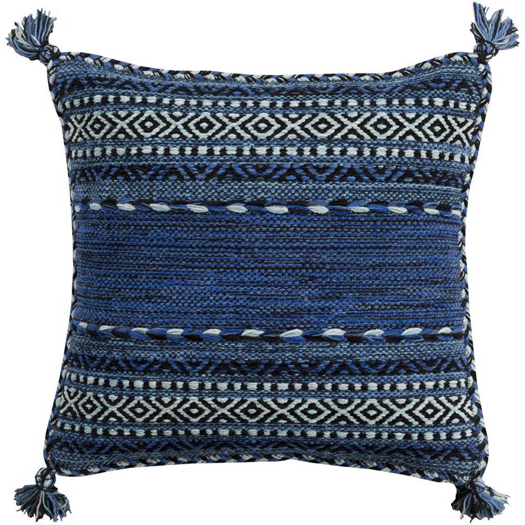 Storepavo Trenza Dark Blue Pillow - image 1