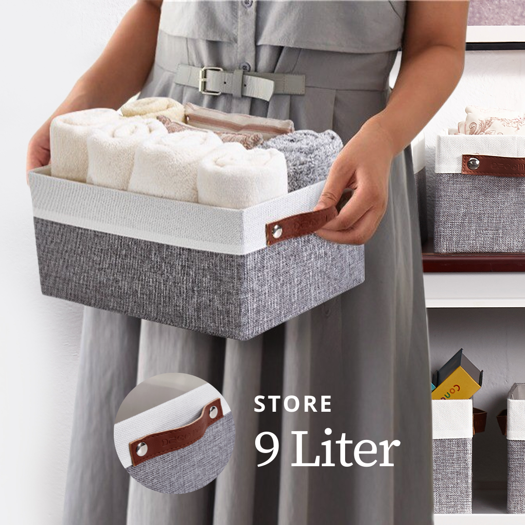 Storepavo Collapsible Small Storage Bins, Set of Six - image 3